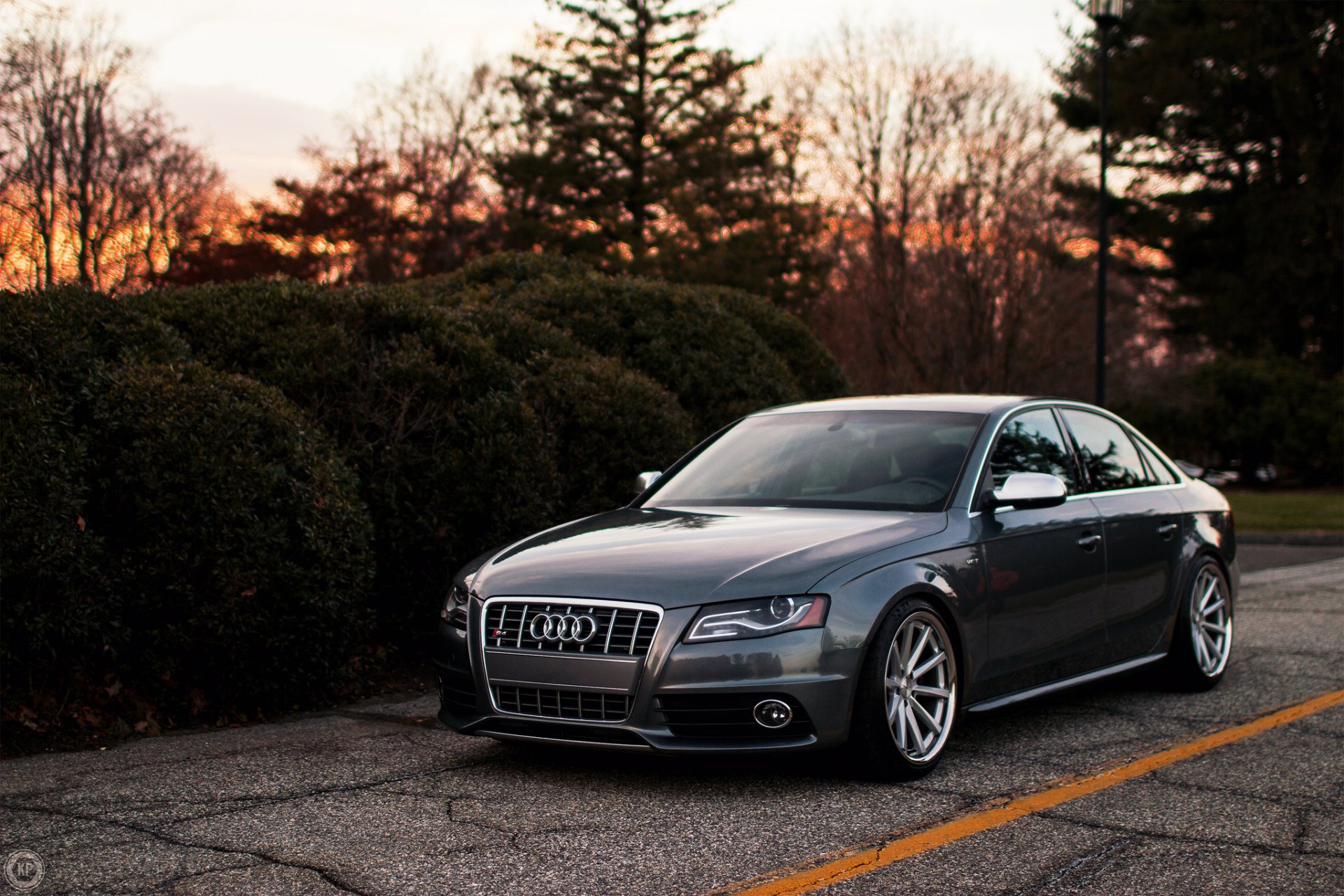 audi s4 audi grey road bushe