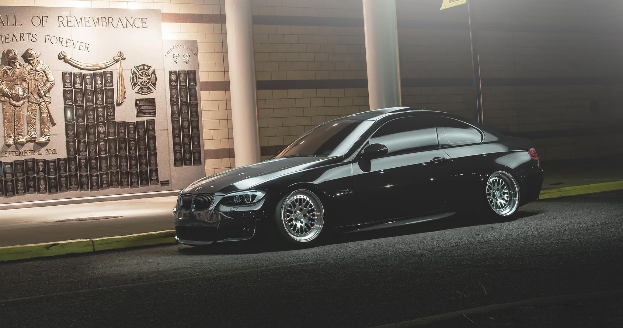 bmw e92 m3 tuning bmw pobocze wieczór