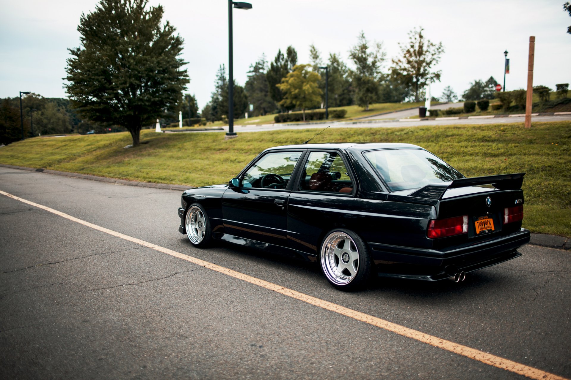 bmw e30 m3 black tuning bmw road