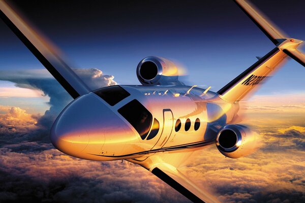 Heavenly beauty from Business Jet