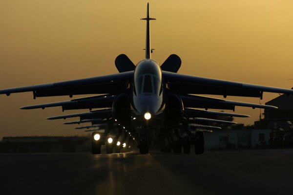 Alfa jet planes in France