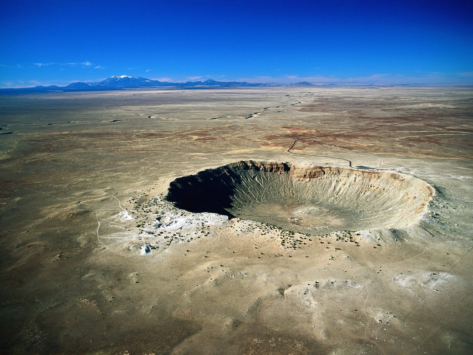 arizona météorite cratère désert