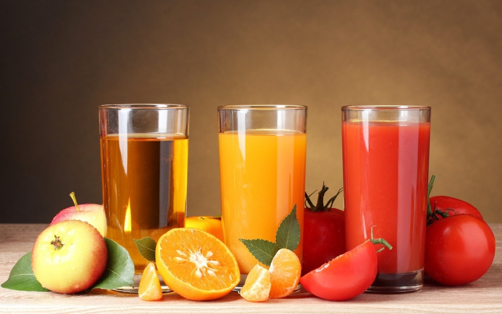 tomate obst saft orange apfel glas