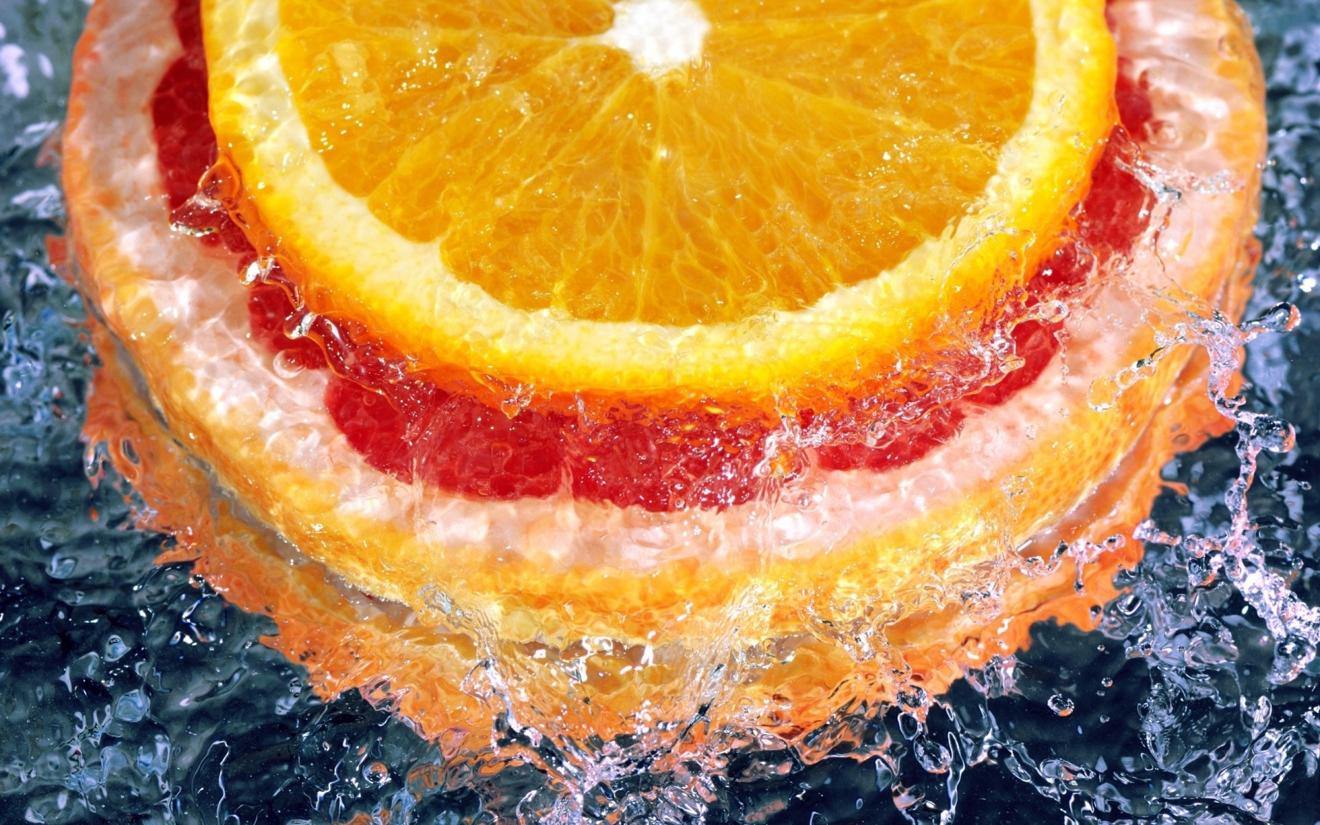 tropfen orange zitrusfrüchte wasser