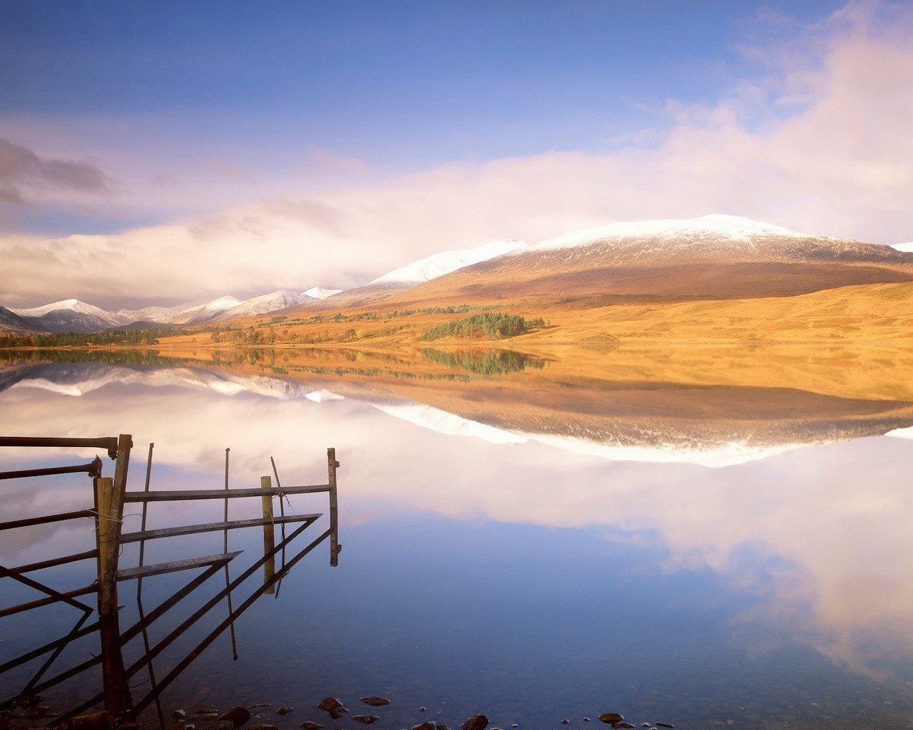 reflexion see berge