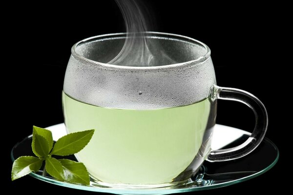 Tazza di tè umore relax