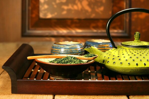 Chinese Green Tea Ceremony