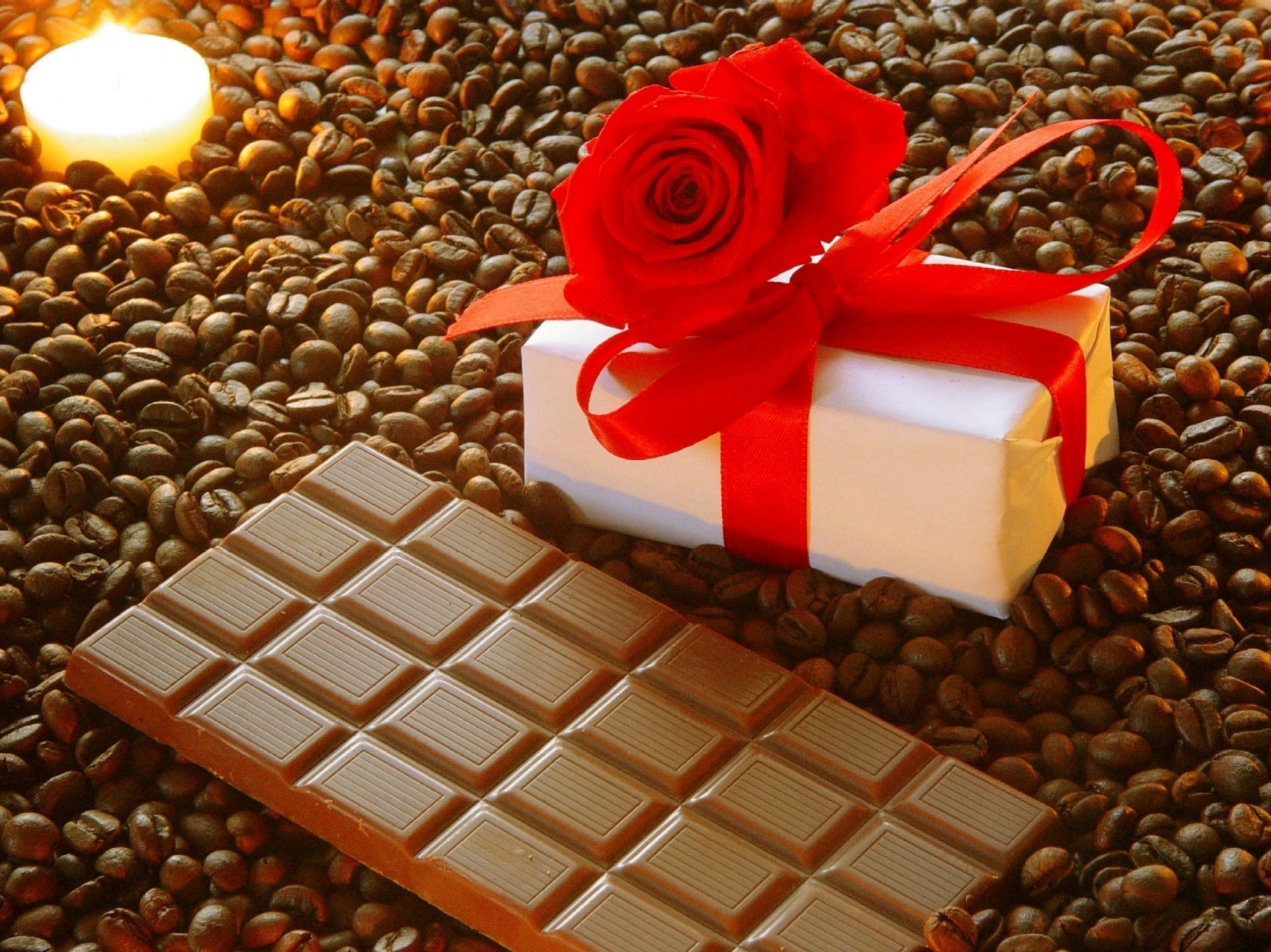 kafel prezent czekolada mleczna prezentacja