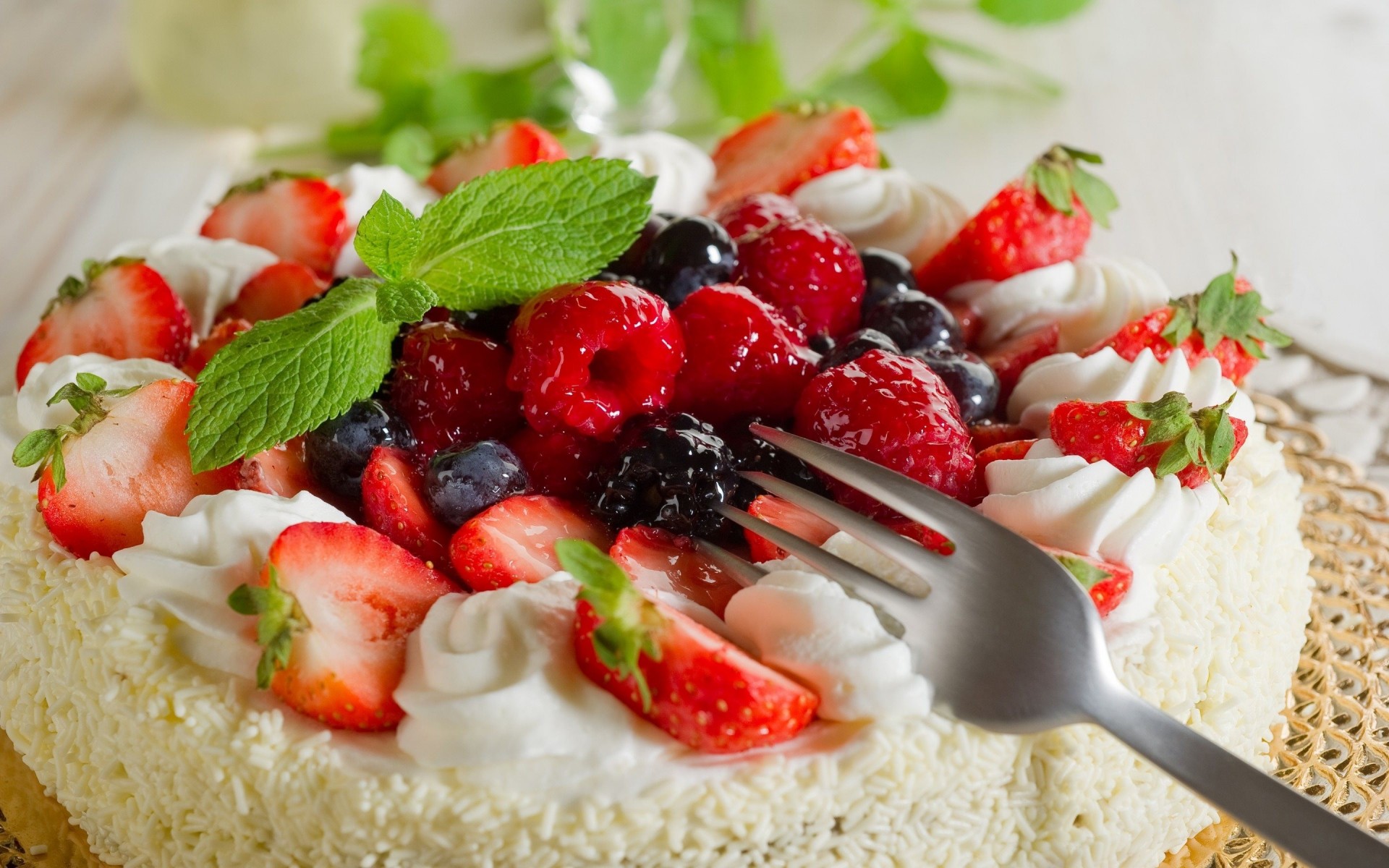 kuchen beeren erdbeeren