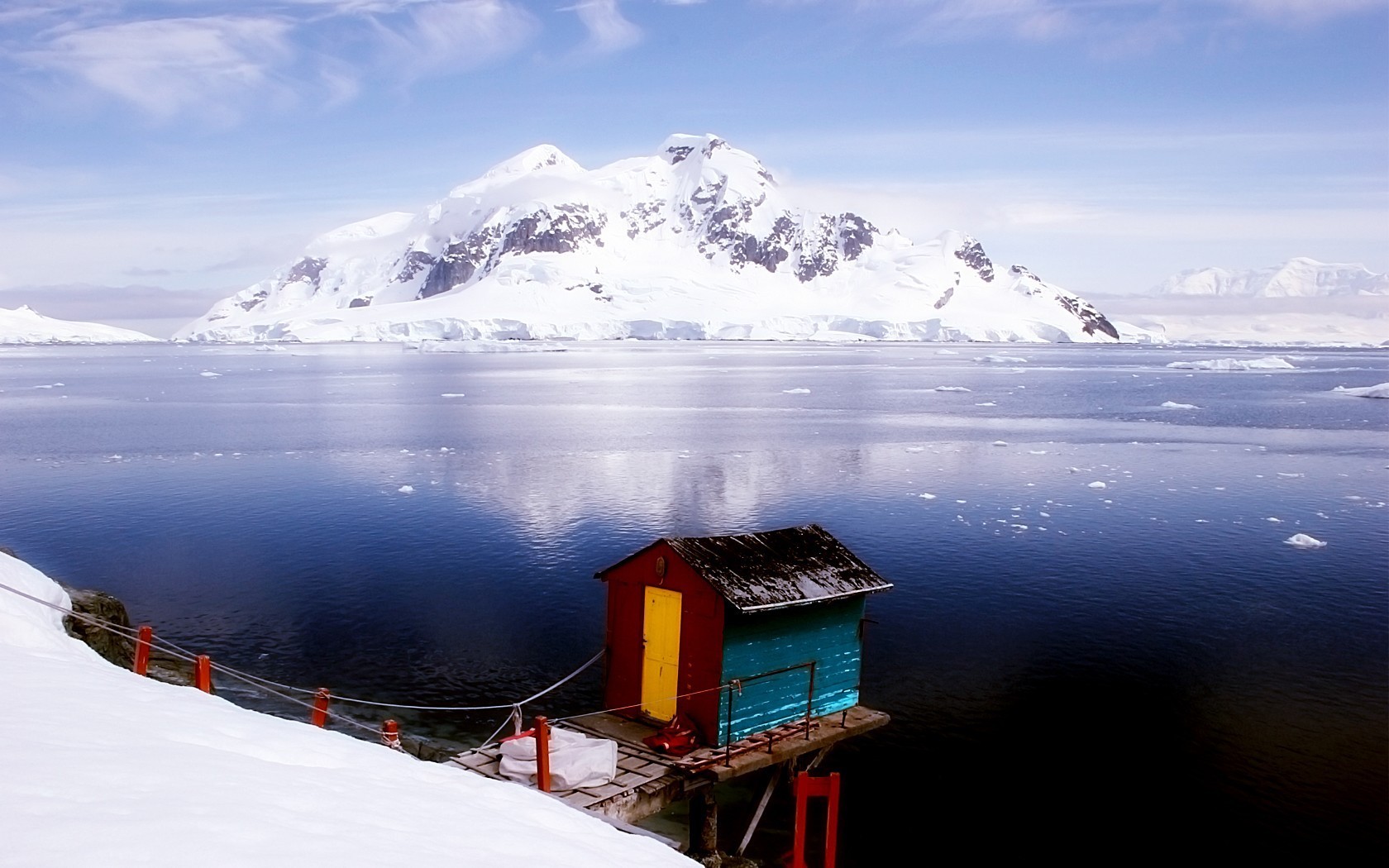 berge hütte schnee