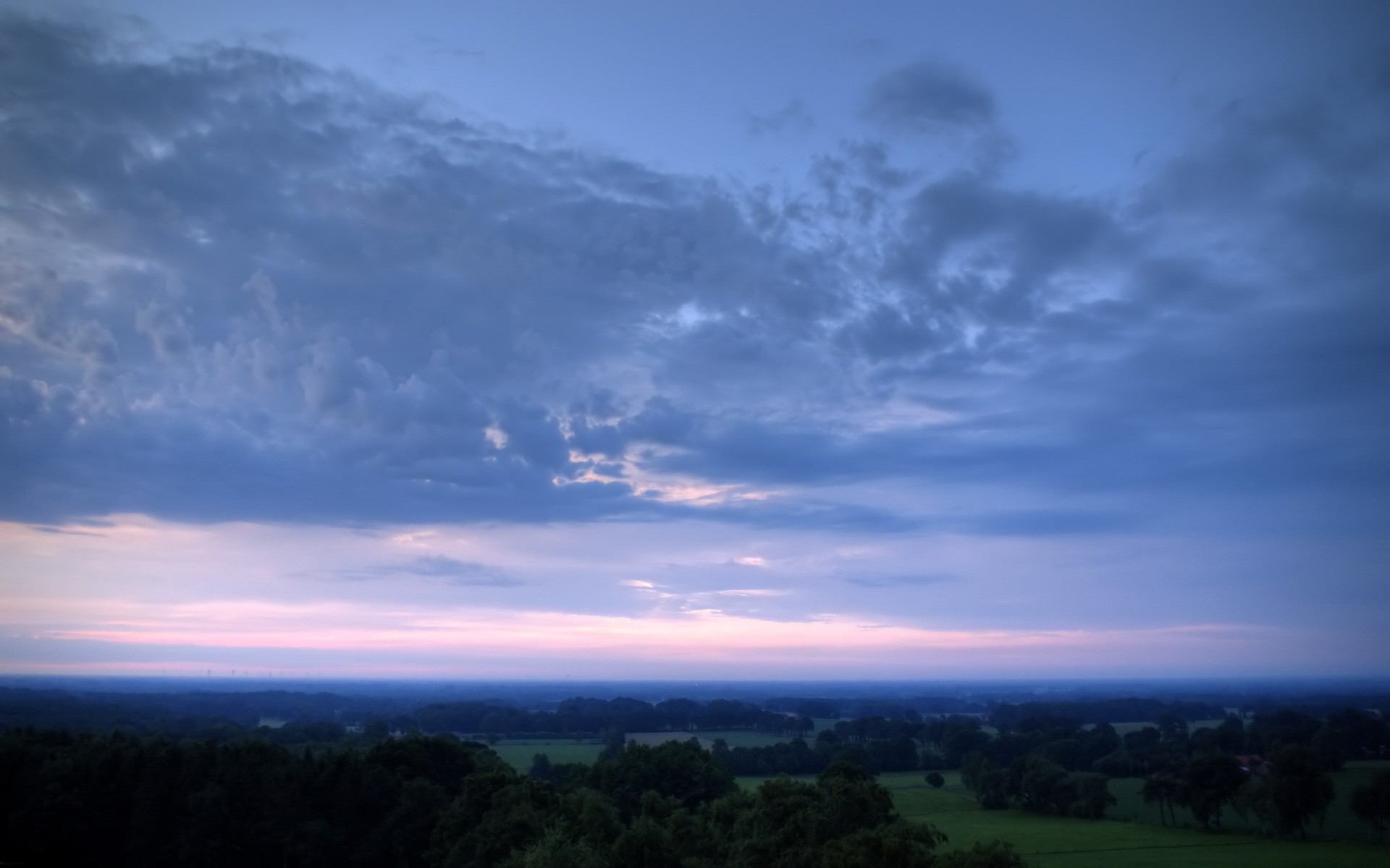 horizon nuages ciel