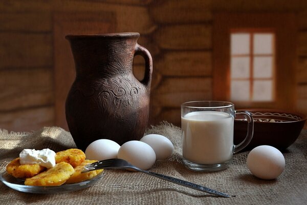 Colazione dalla nonna nel villaggio