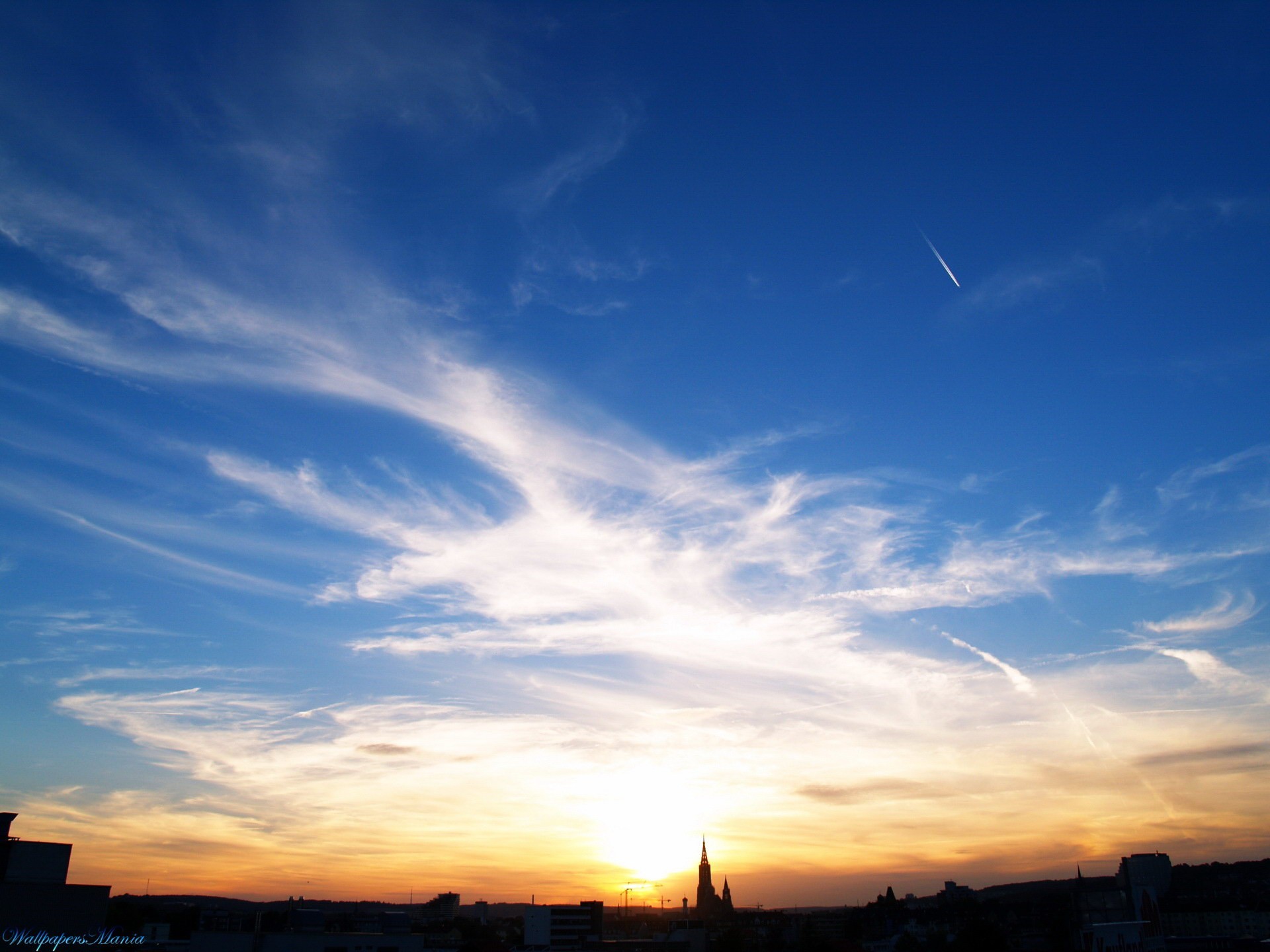 ciel nuages ville