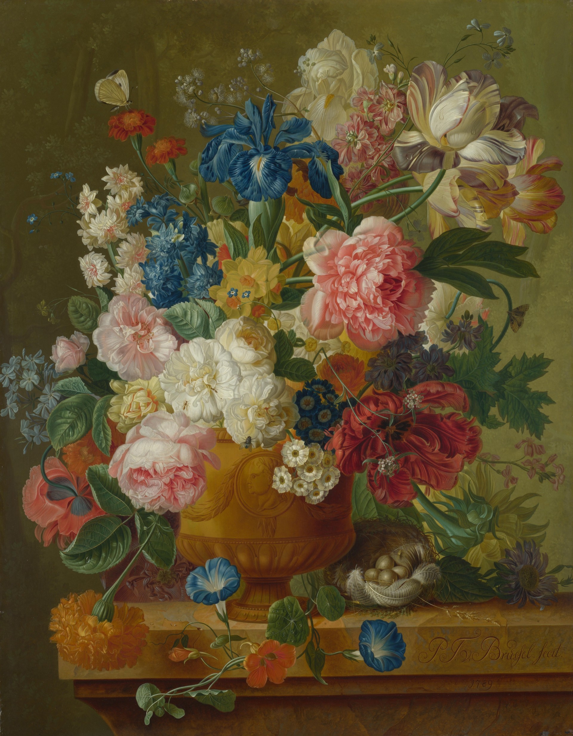 fleurs dans un vase london national gallery