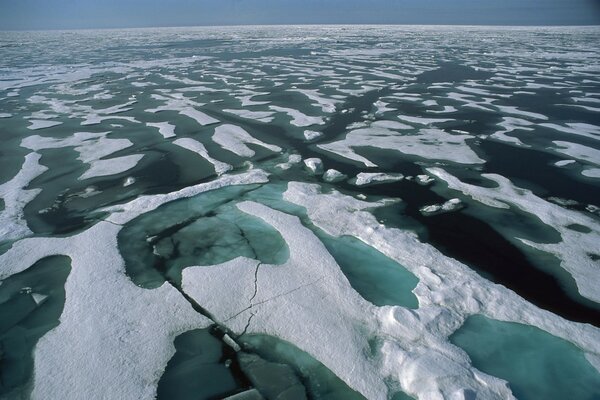 Il ghiaccio si è rotto nell Oceano Artico del server