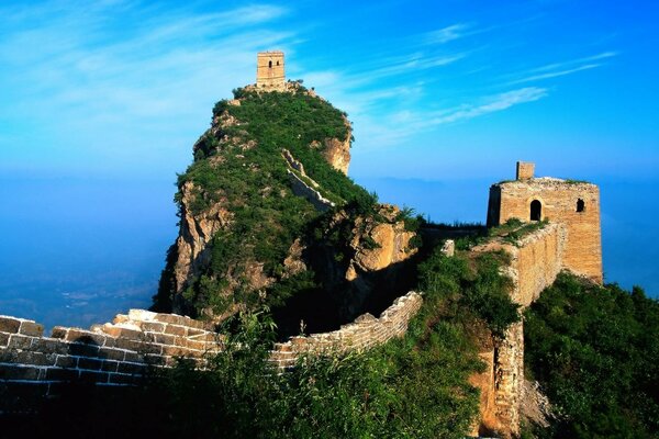 La hora de la gran muralla en verde