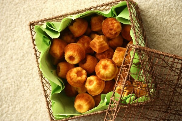 A box of homemade pastries, cookies