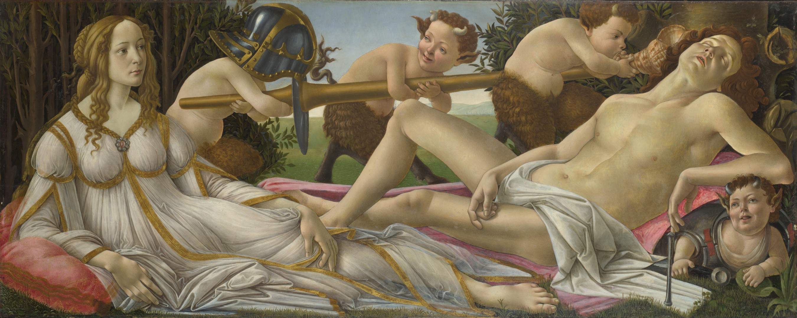 wenus i mars londyńska galeria narodowa venus and mars sandro botticelli sandro botticelli