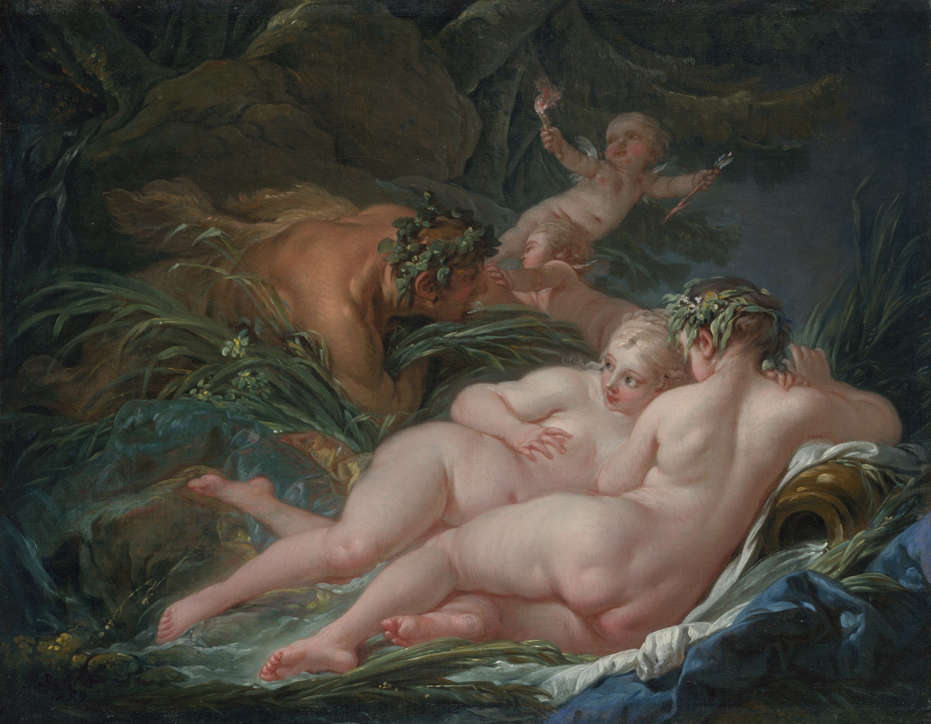 panoramy i przetoka francois boucher pan and syrinx londyńska galeria narodowa francois boucher