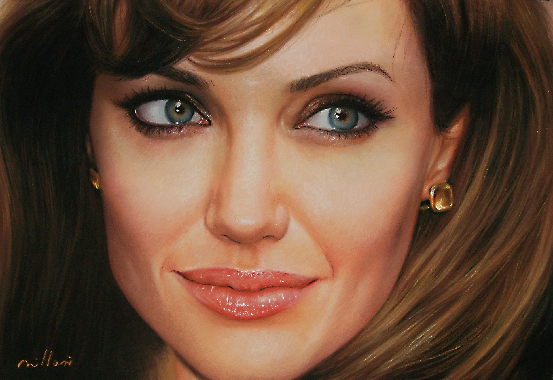 nature face angelina jolie