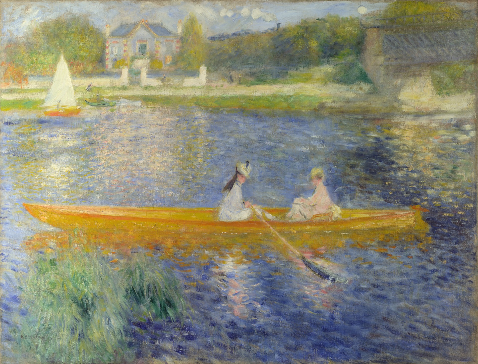 kiff la yole pierre-auguste renoir the skiff la yole galería nacional de londres