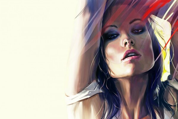 Hermoso dibujo de Olivia Wilde