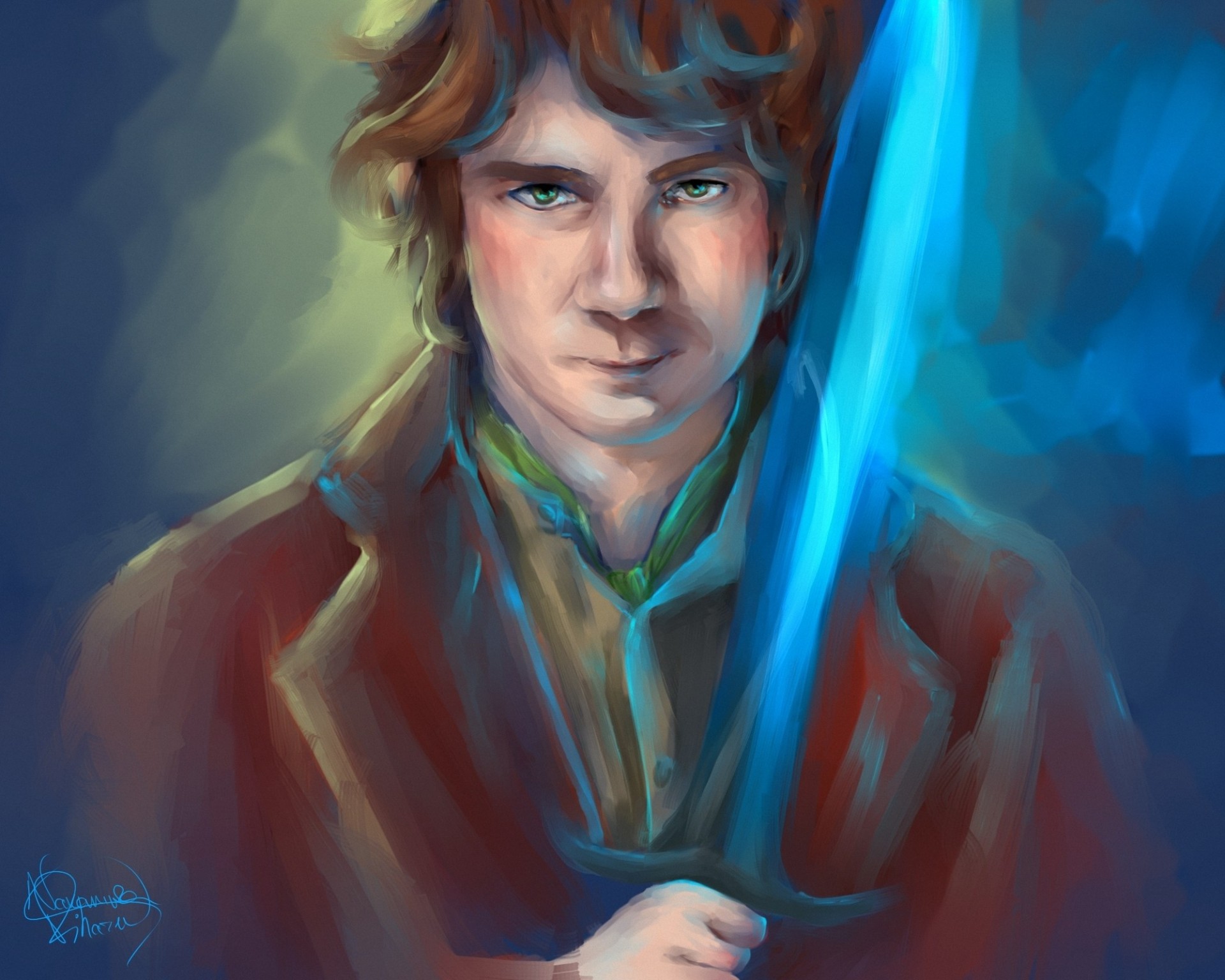 lo hobbit arte bilbo baggins