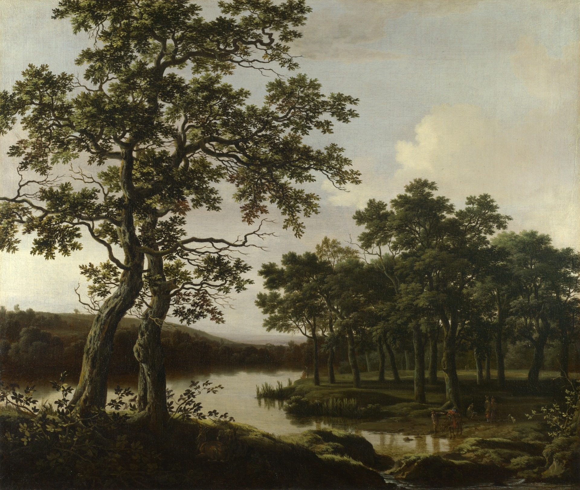 paesaggio fluviale galleria nazionale di londra joris van der haagen