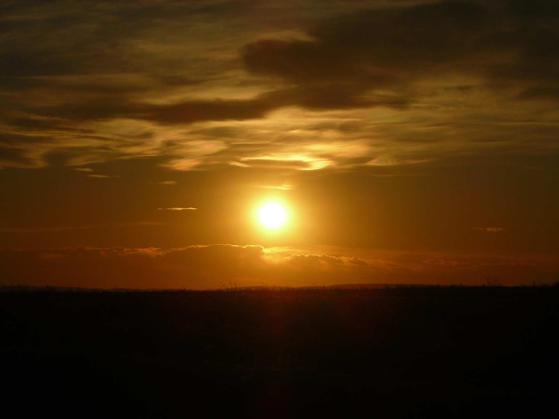 coucher de soleil soleil steppe