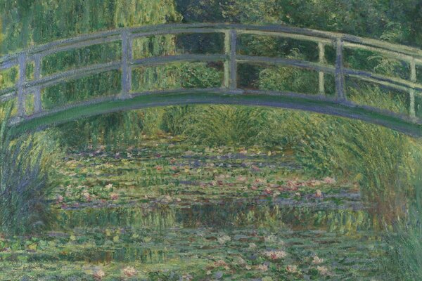 Claude Monet most zielone odcienie