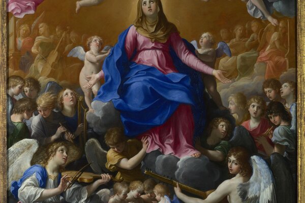 Guido Reni pintura Coronación de la Virgen María 