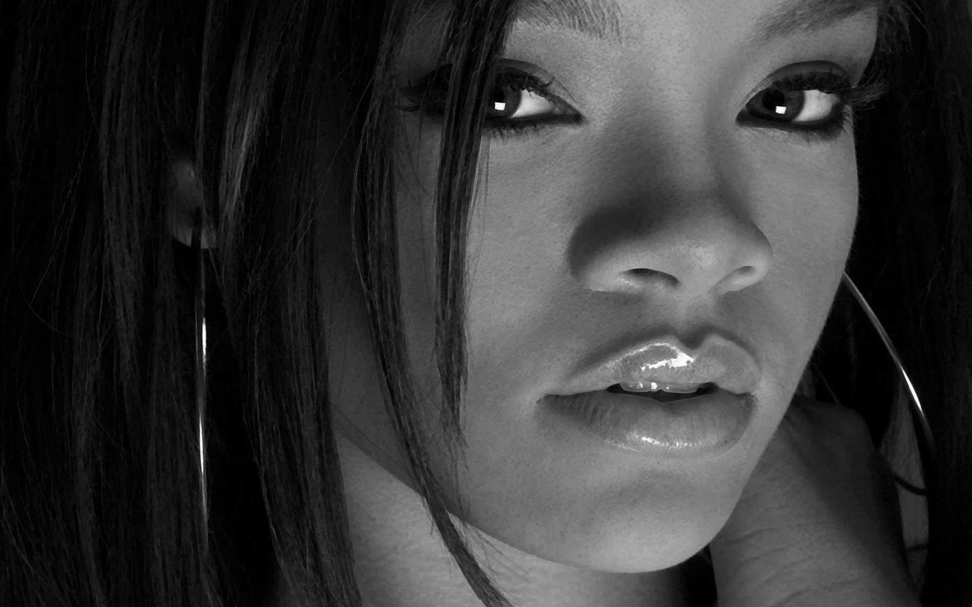 rihanna attrice cantante faccia