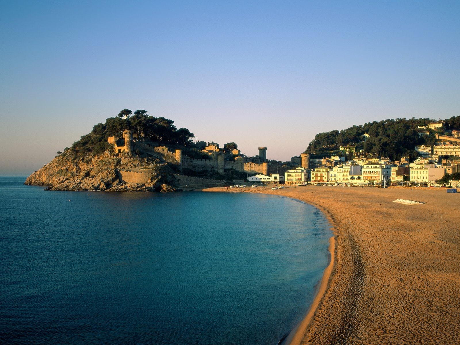 spagna fortificazioni spiaggia case