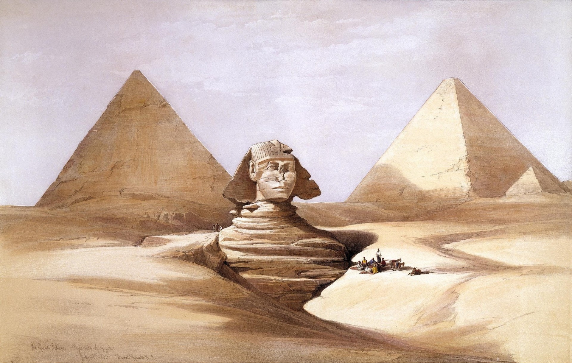 Дэвид Робертс древний Египет