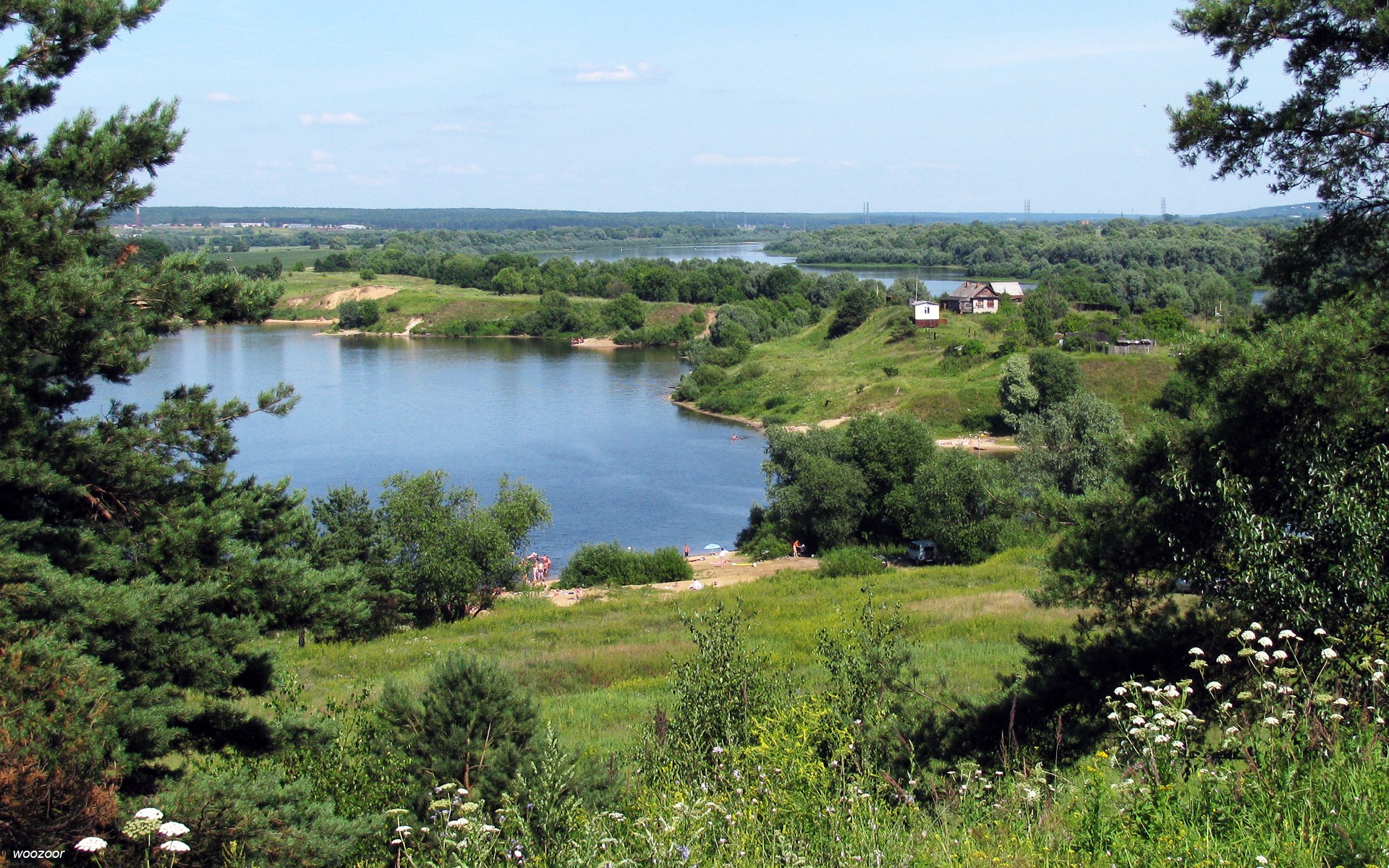 nature rivière baie zaton paysage