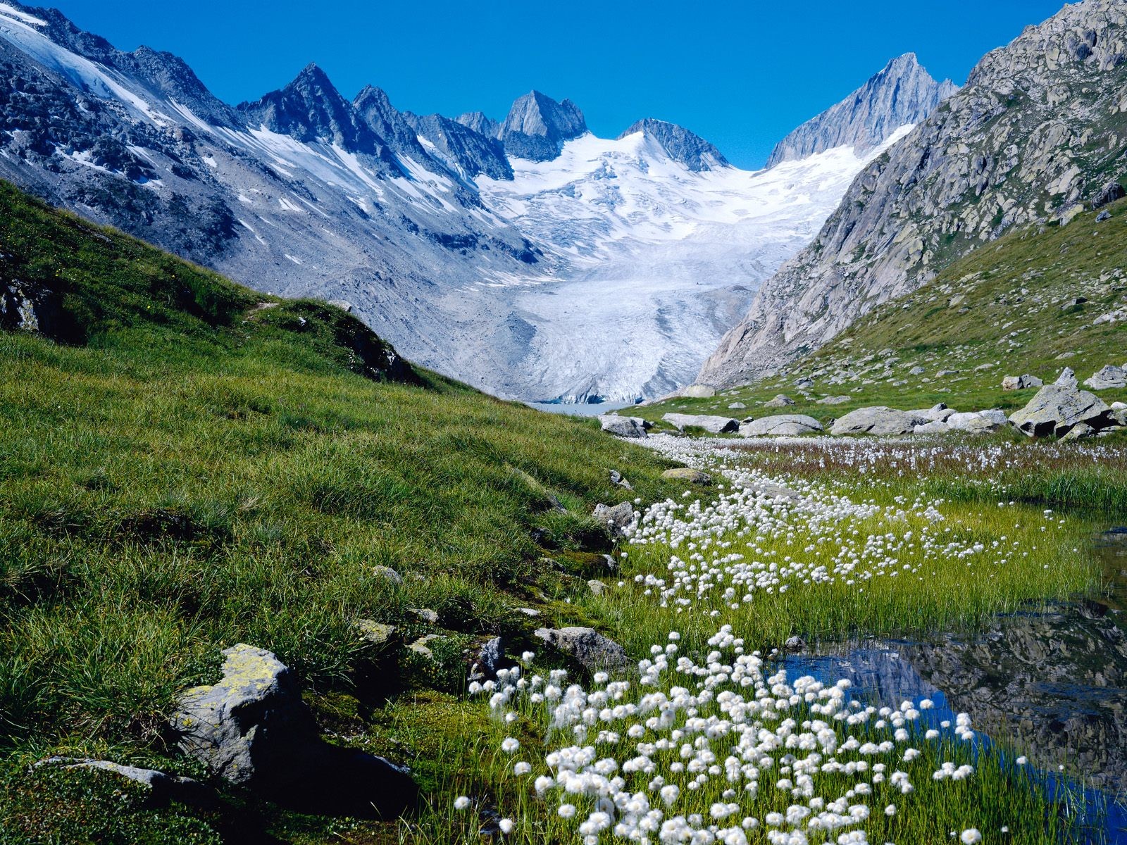 швейцария горы снег