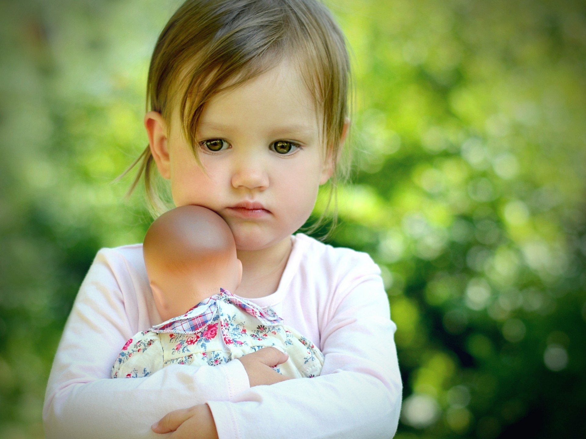 bokeh doll mood girl child