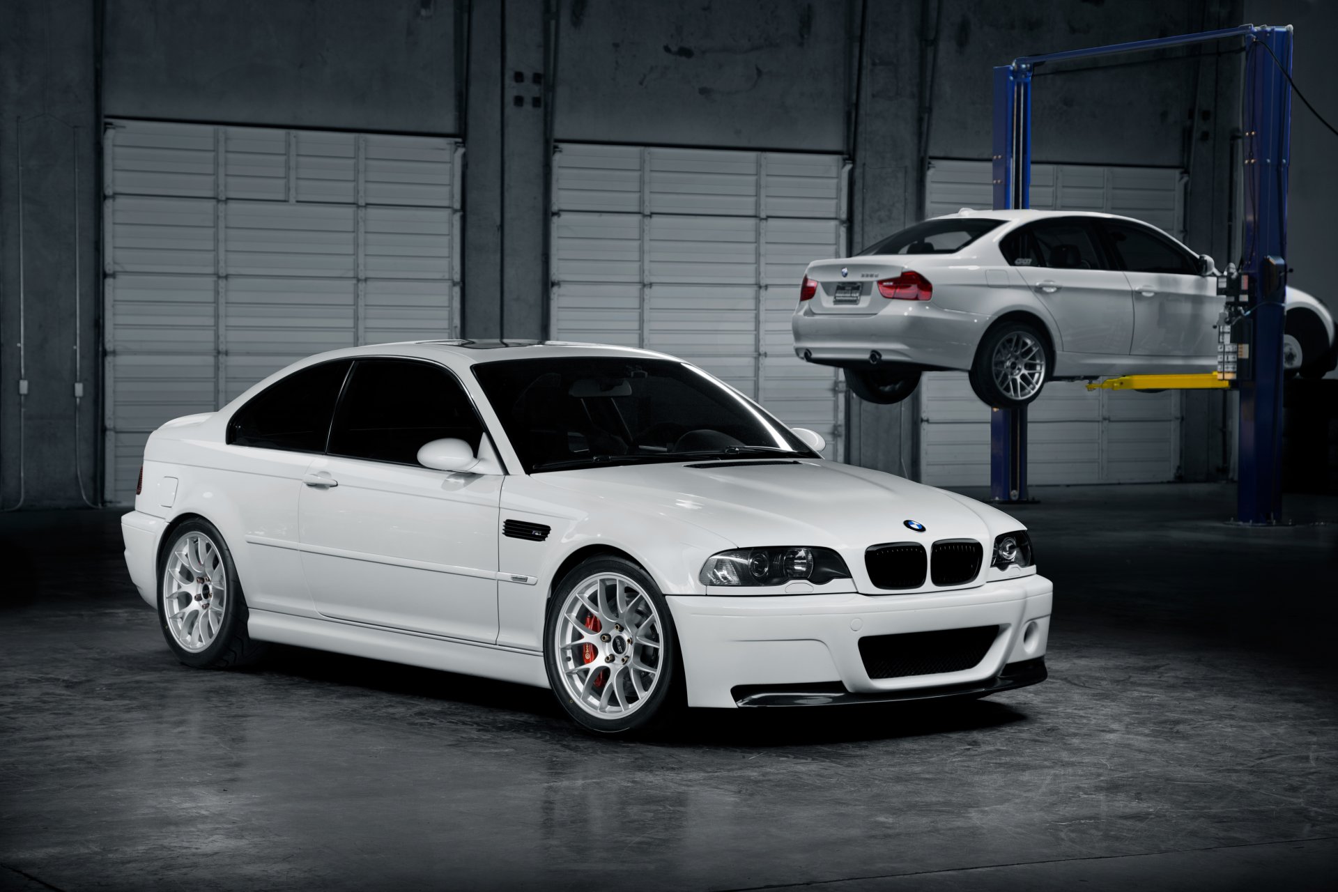 bmw m3 e46 biały bmw warsztat