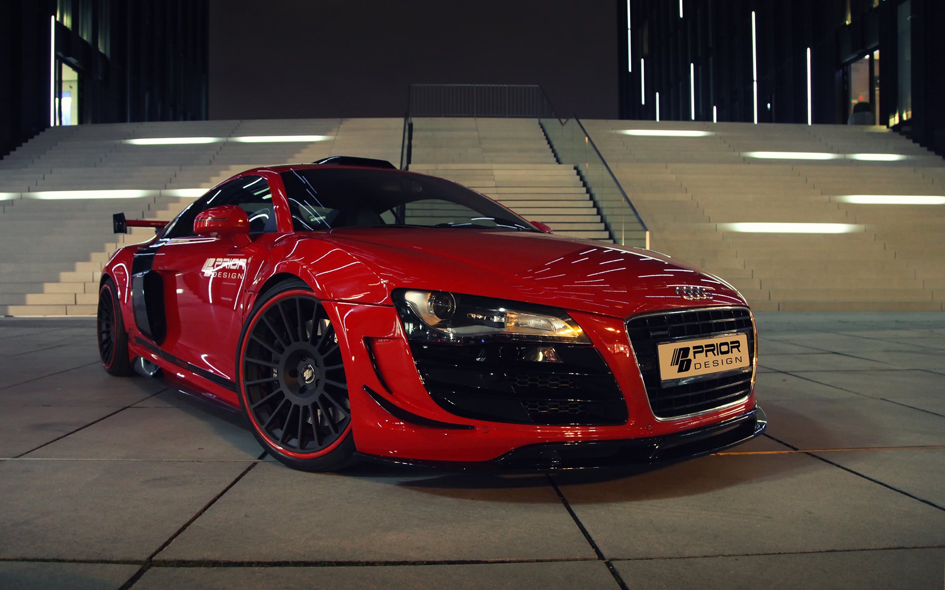 diseño audi r8 gt650 coche tuning coche brillo frente