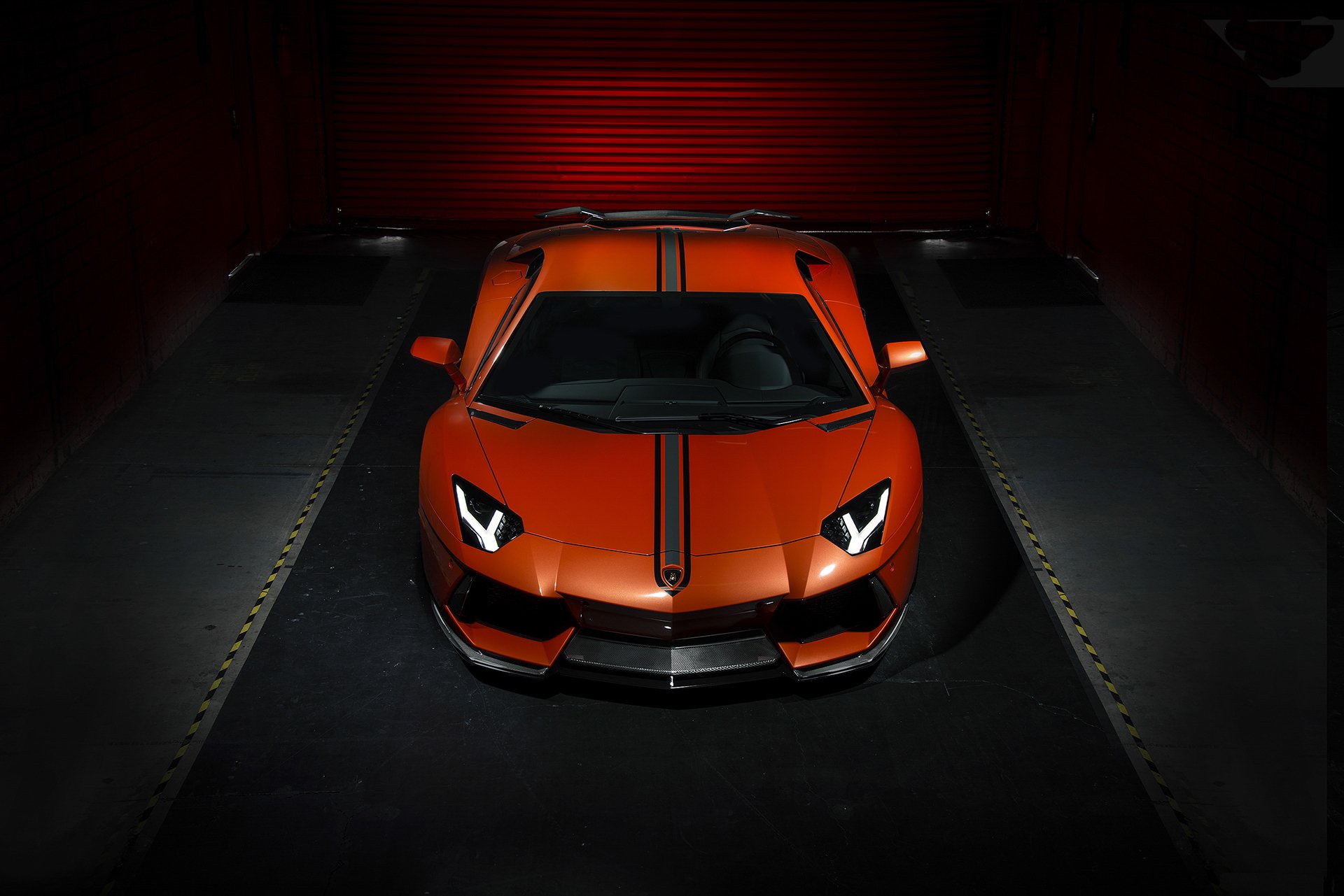 lamborghini aventador lp700-4 vorsteiner naranja frente lamborghini aventador