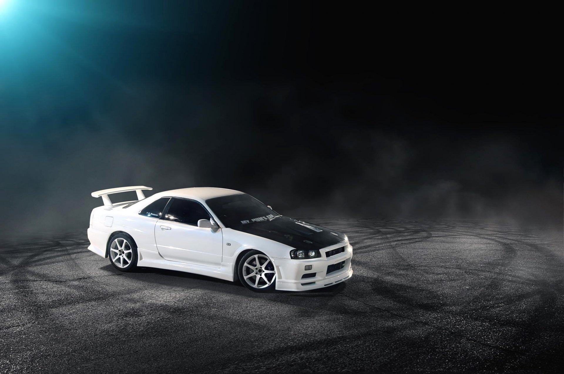 nissan горизонта r34 белый ниссан скайлайн