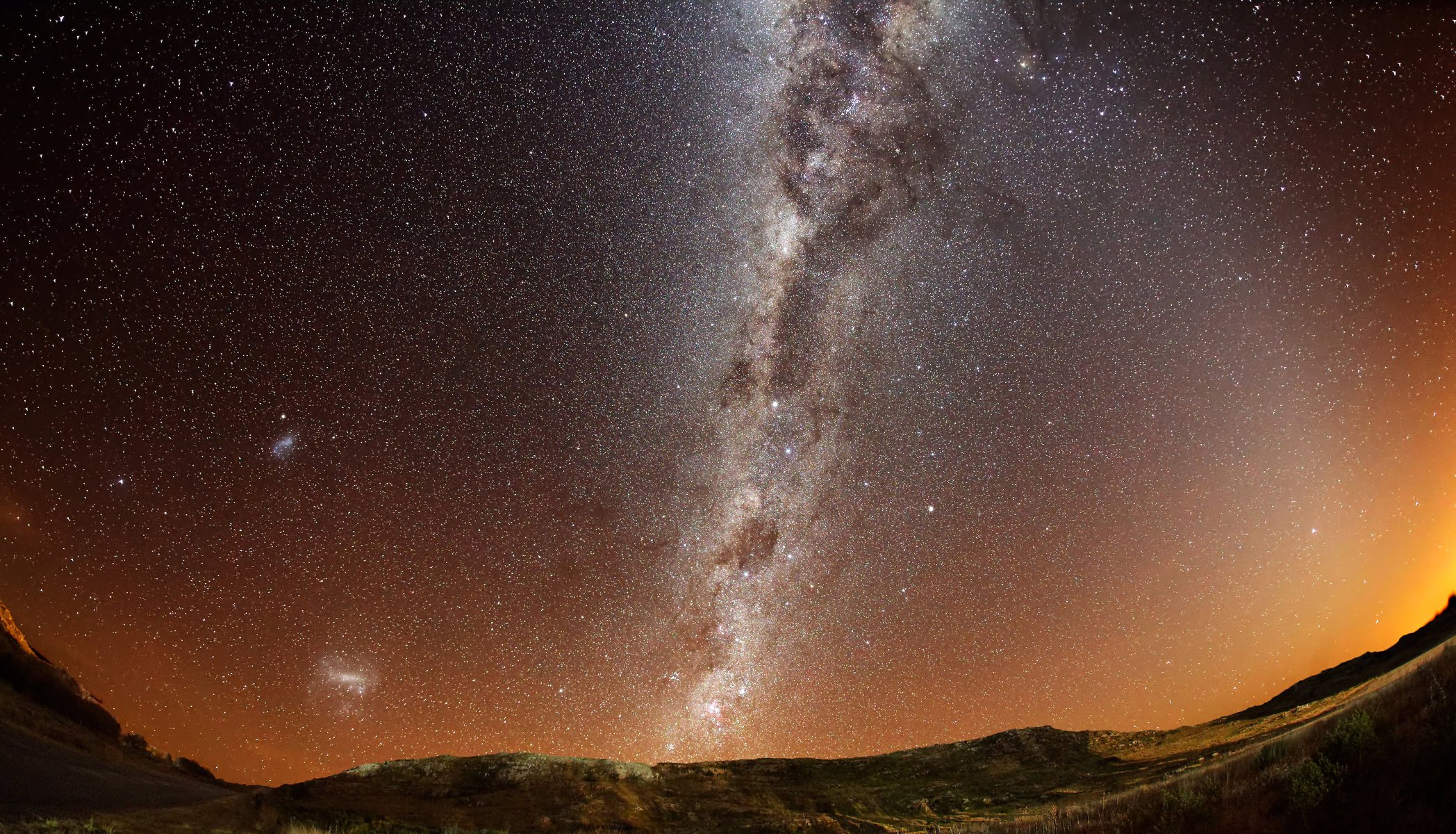 nube de magelán vía láctea estrellas argentina