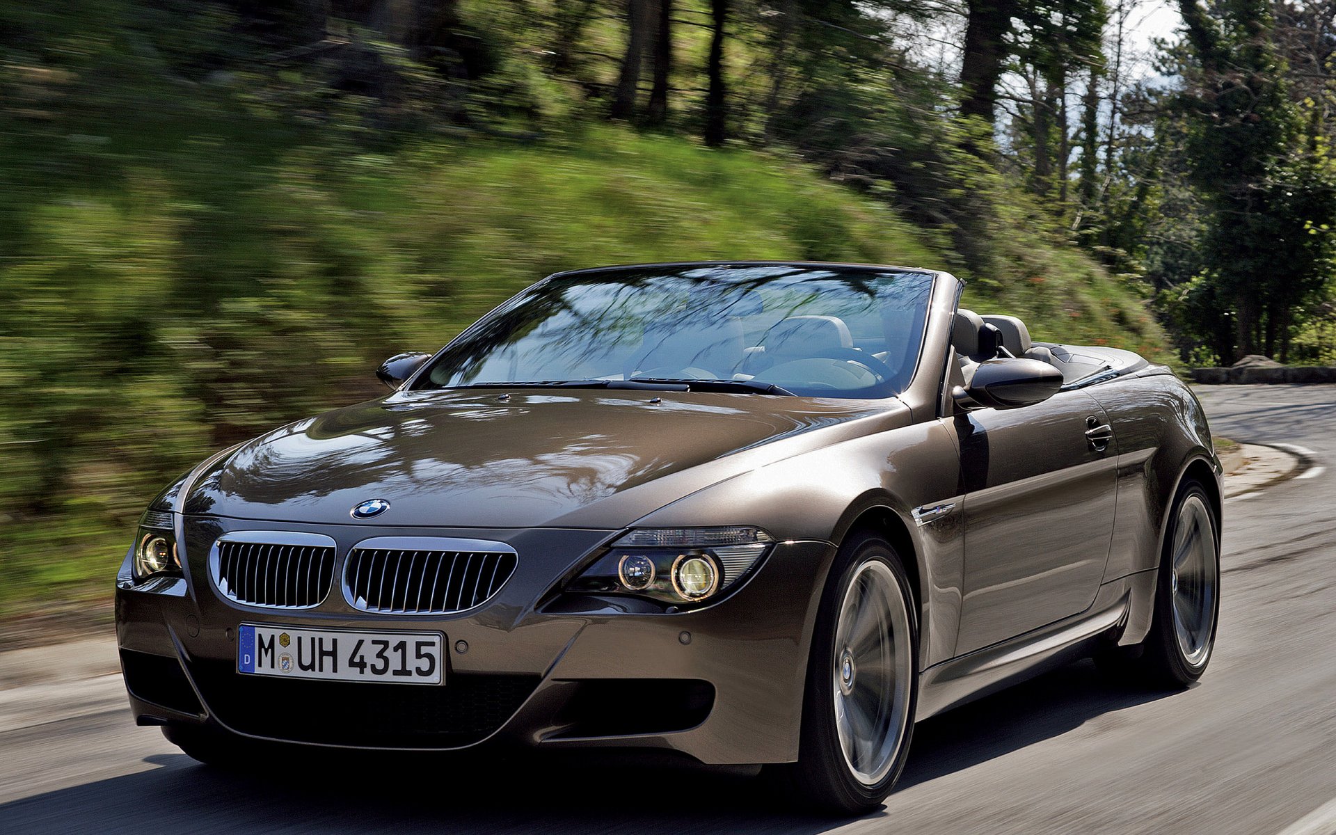 bmw 6 series bmw convertible tuning dynamics road speed blur