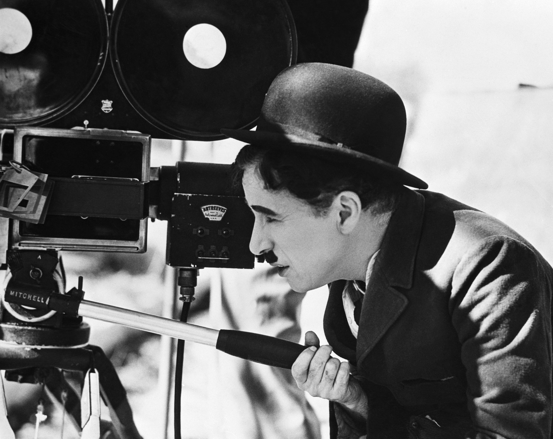 chaplin charles bowler antennae camera