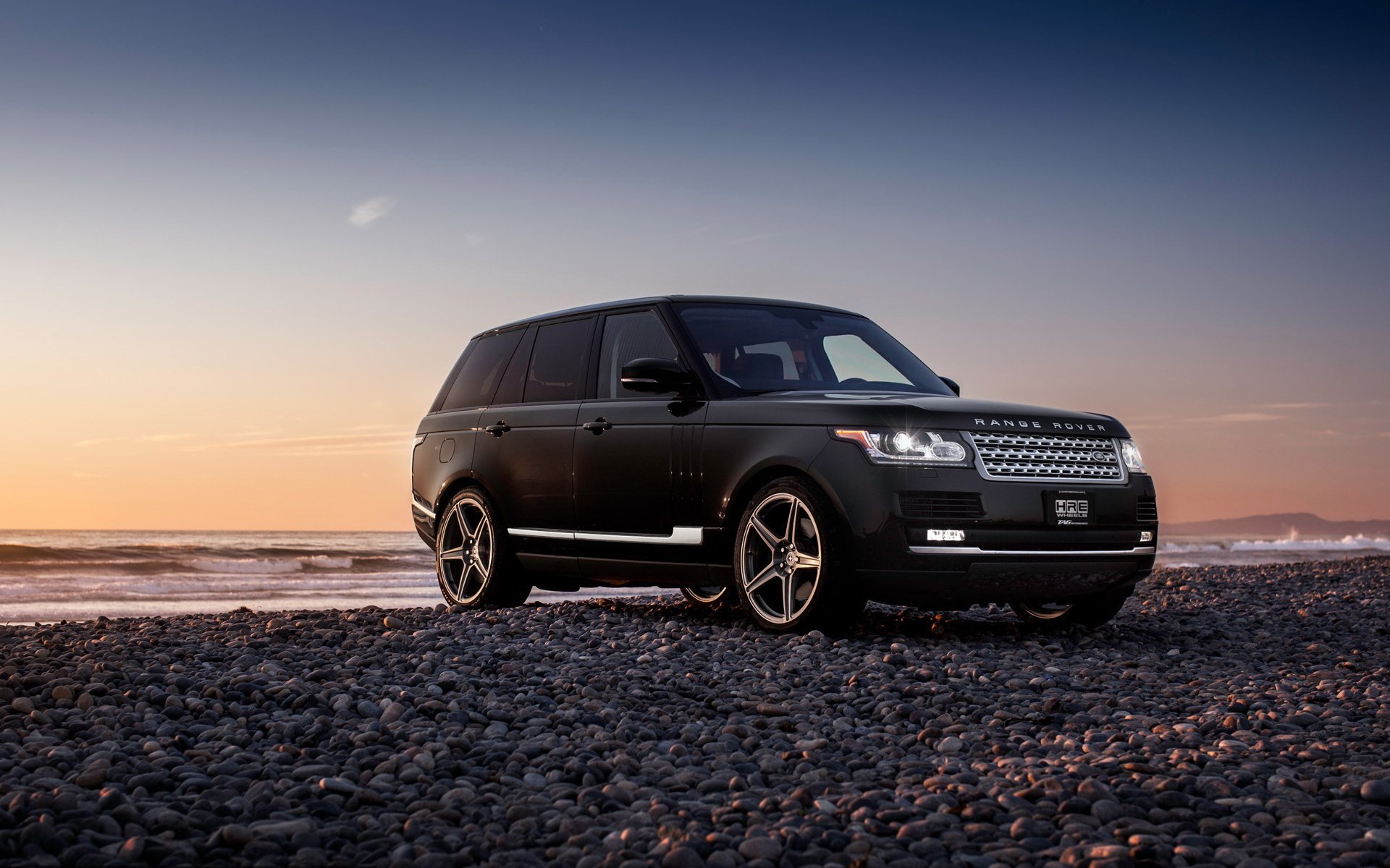 range rover auto suv jeep schwarz