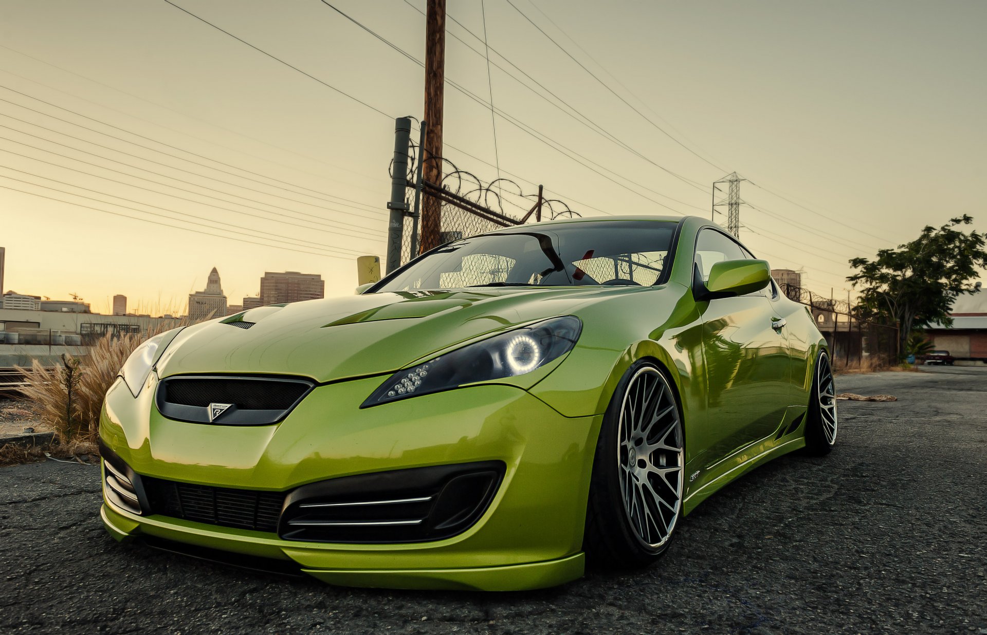 hyundai genesis position tuning green hyundai coupe genesi