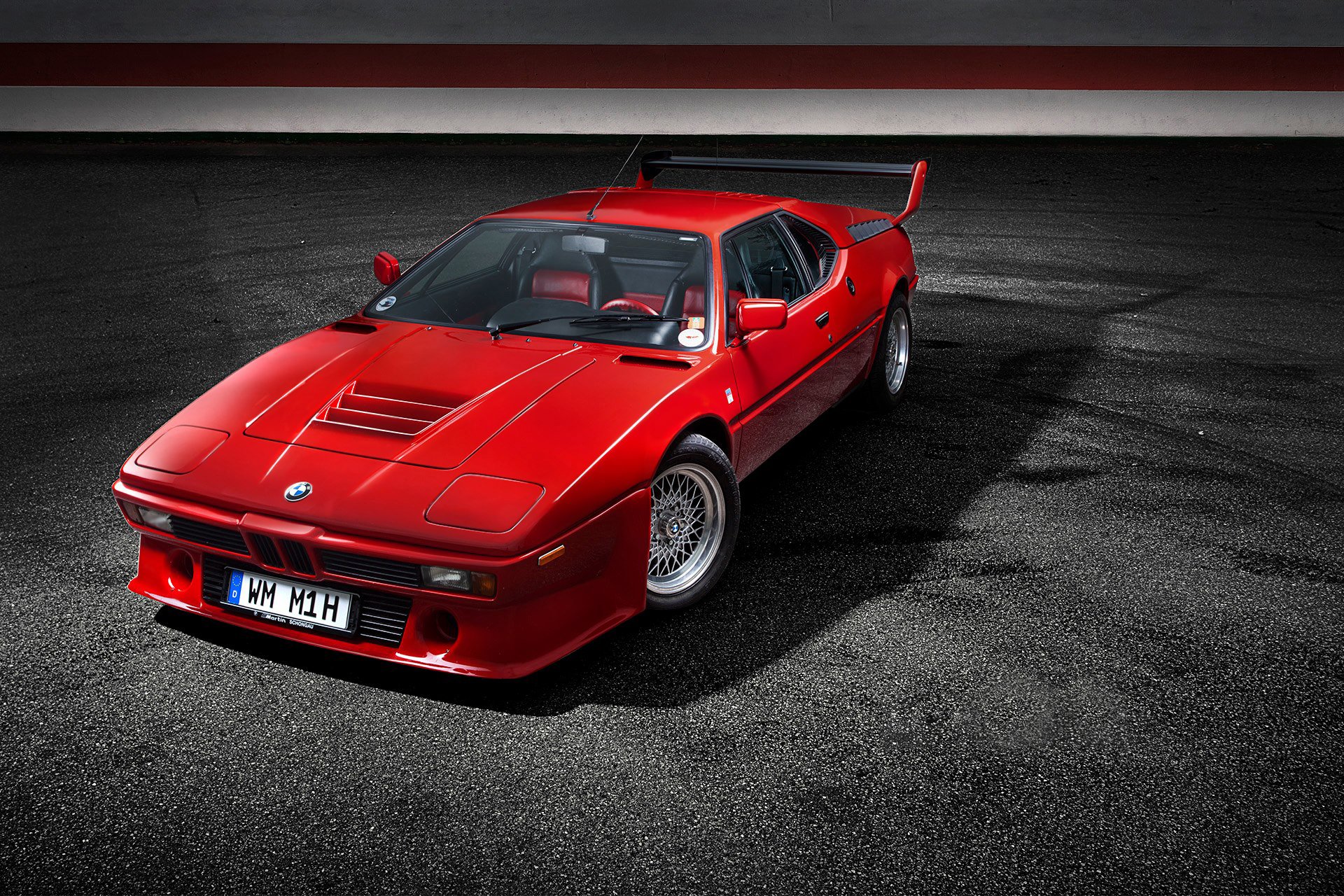 bmw m1 red car bmw avtooboi