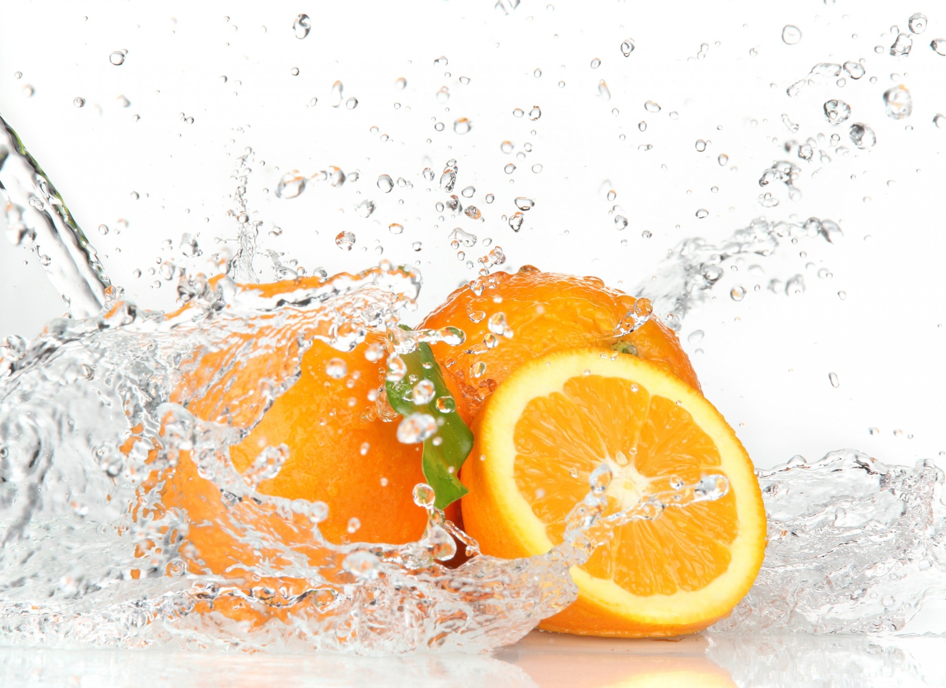 orangen tropfen dose wasser