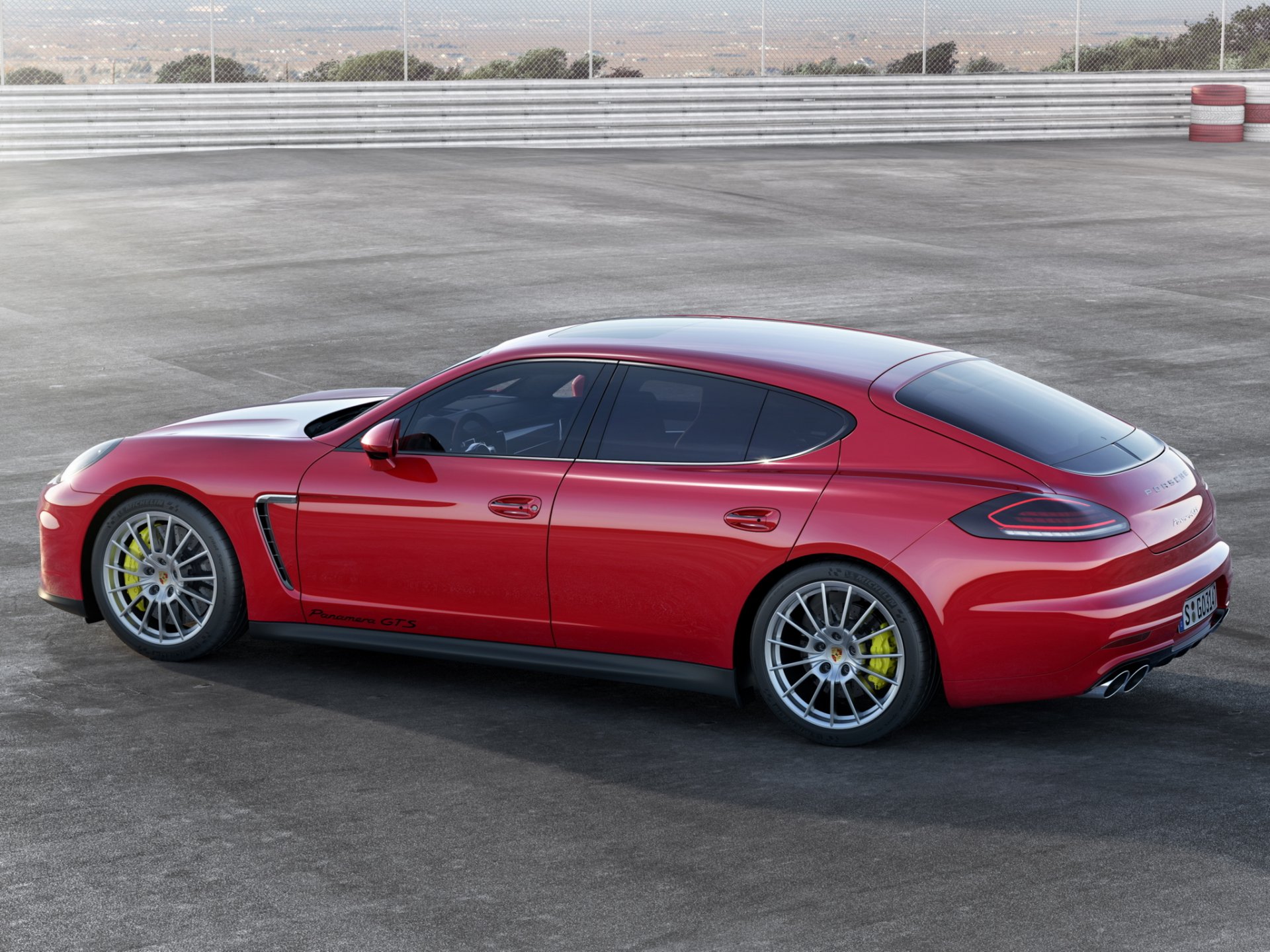 porsche panamera gts voiture beau rouges