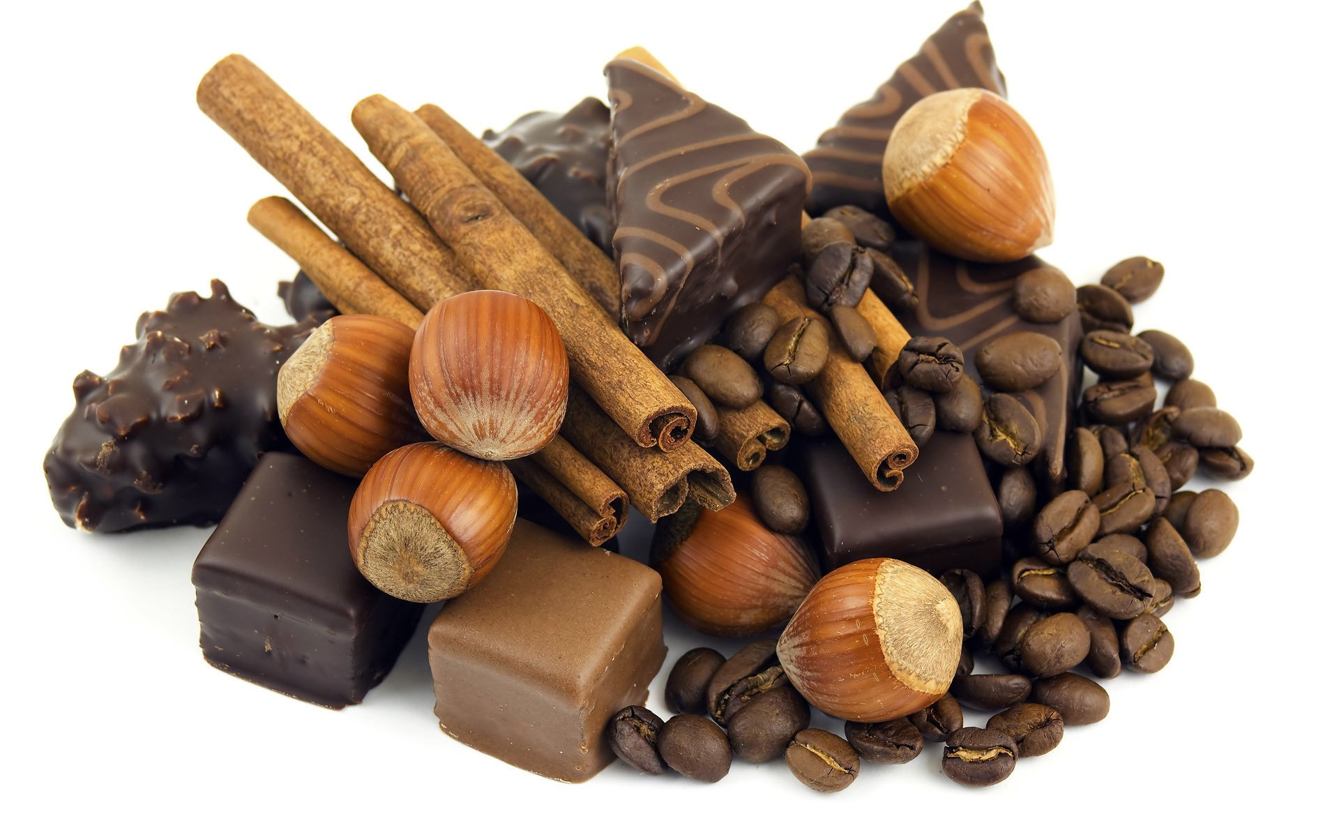 cioccolato cibo delizioso noci